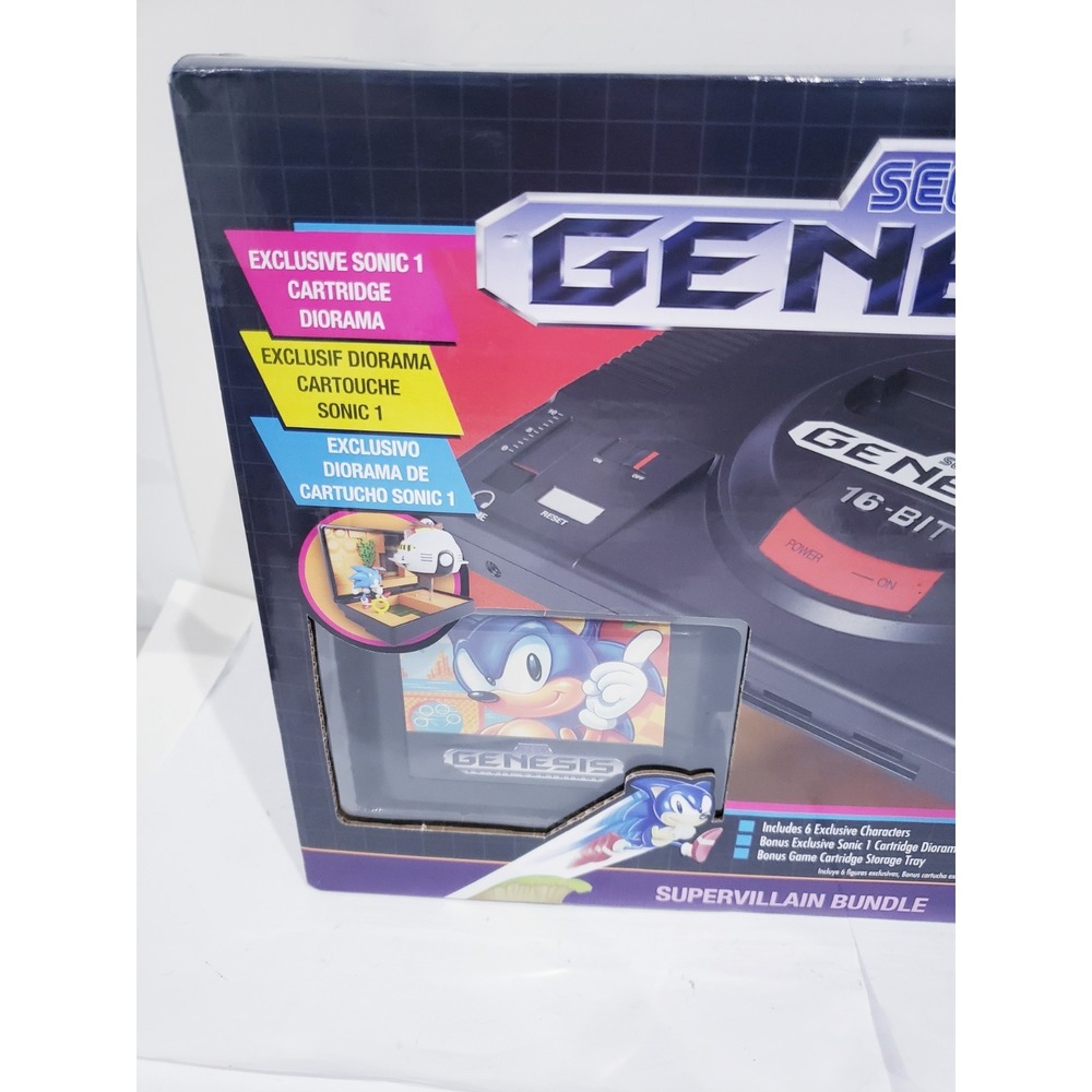 Sega Genesis Display Console - Supervillain Boss Bundle + Sonic 1 Diorama - Picture 2 of 4